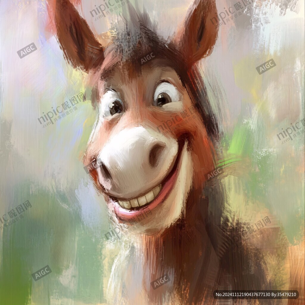 小毛驢插畫