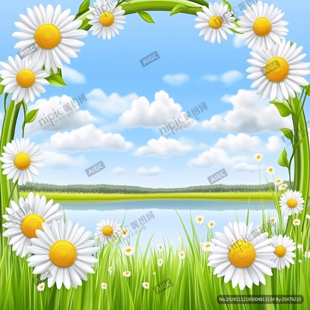 自然風景邊框
