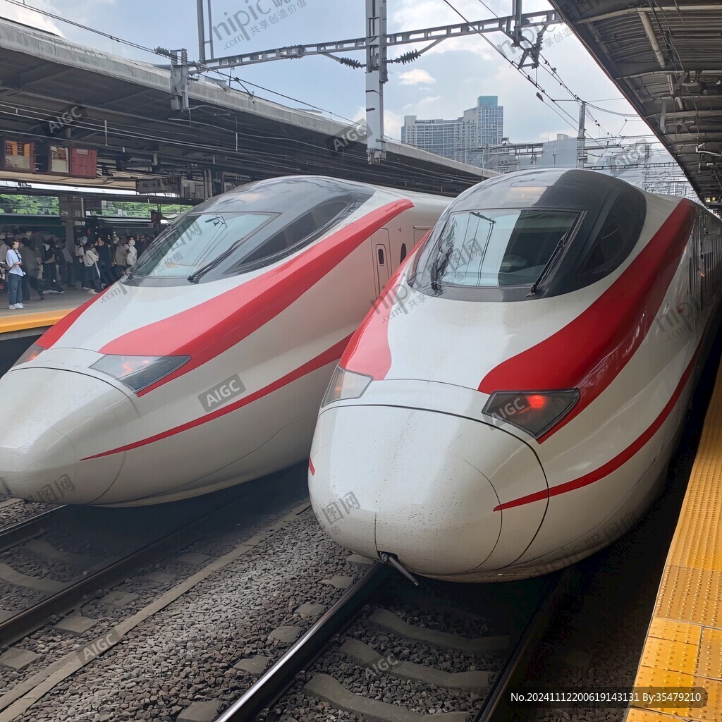 兩列動(dòng)車組