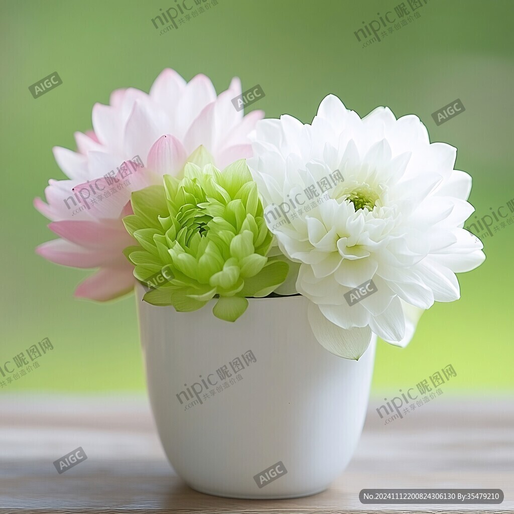 桌面擺件小花
