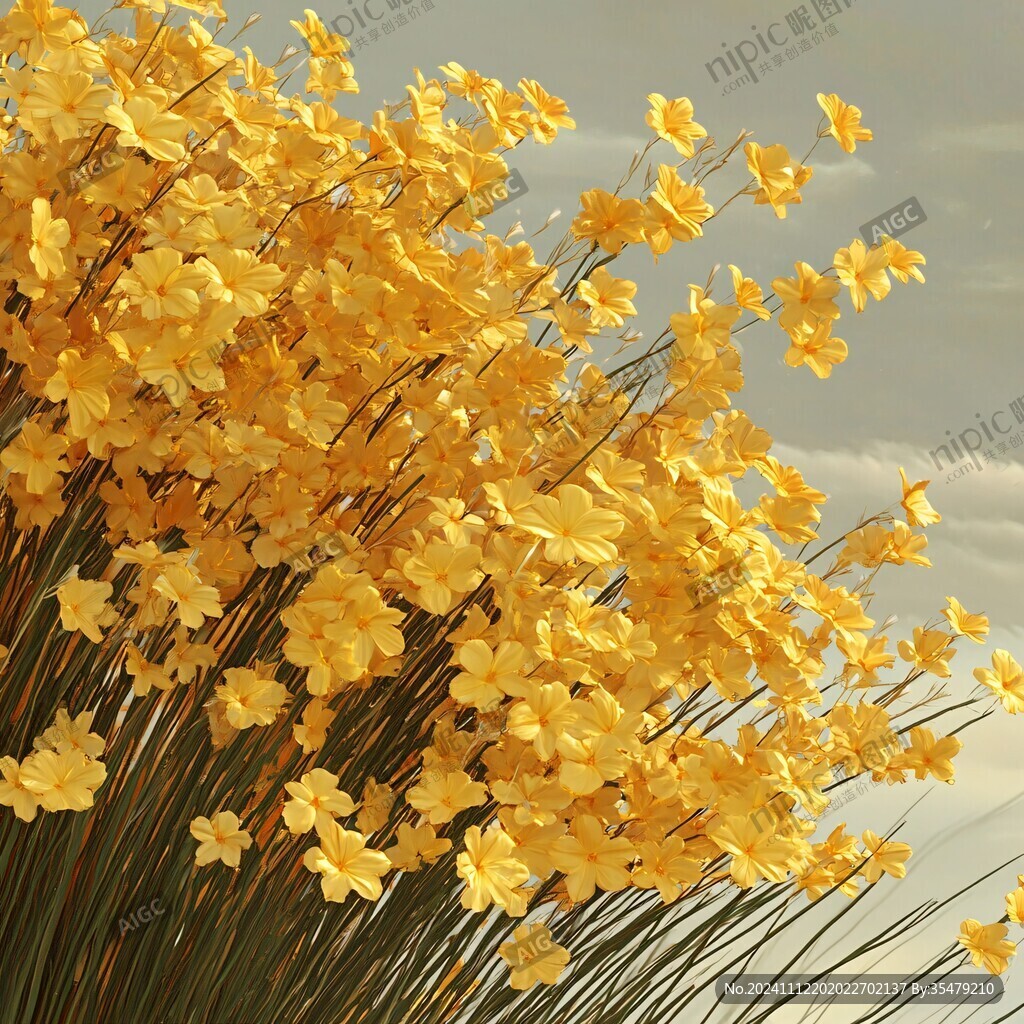 日落風黃橙色花藝