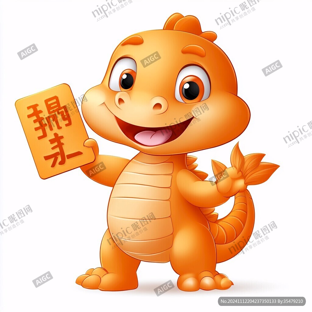 龍年拜年卡通形象