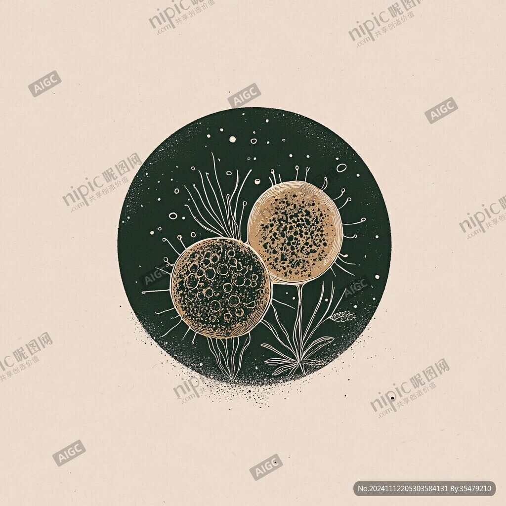 茴香噪點(diǎn)插畫