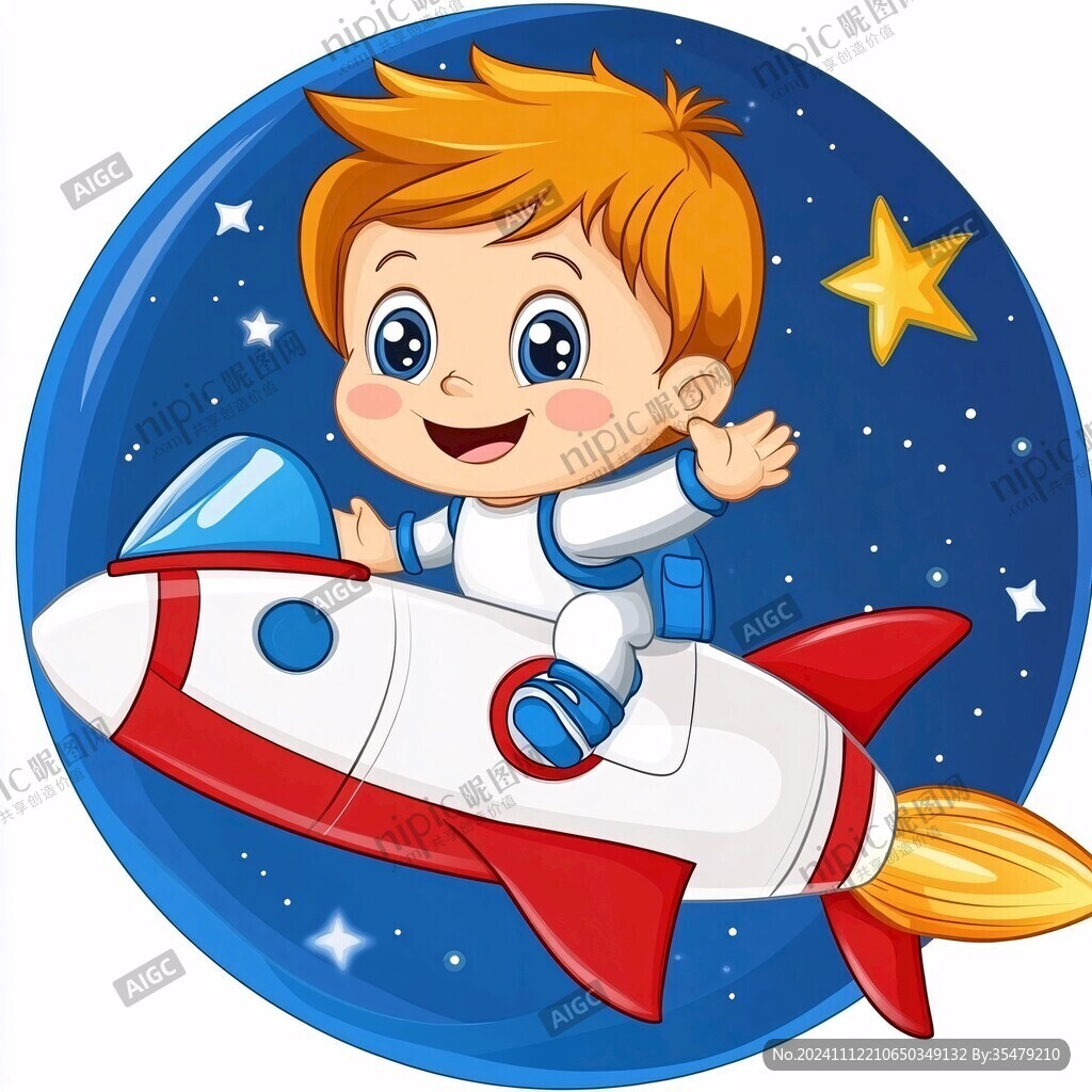兒童卡通宇宙航天