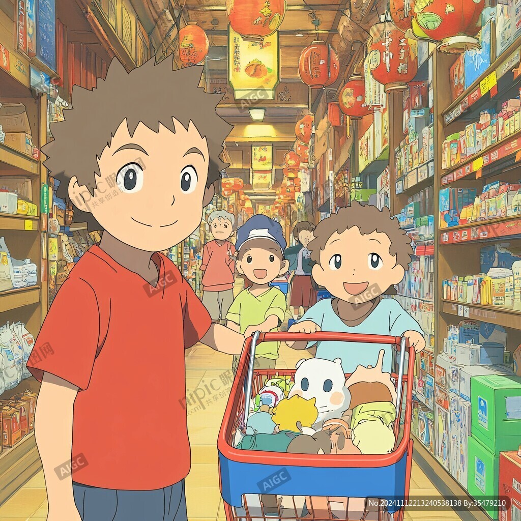 買零食的男孩