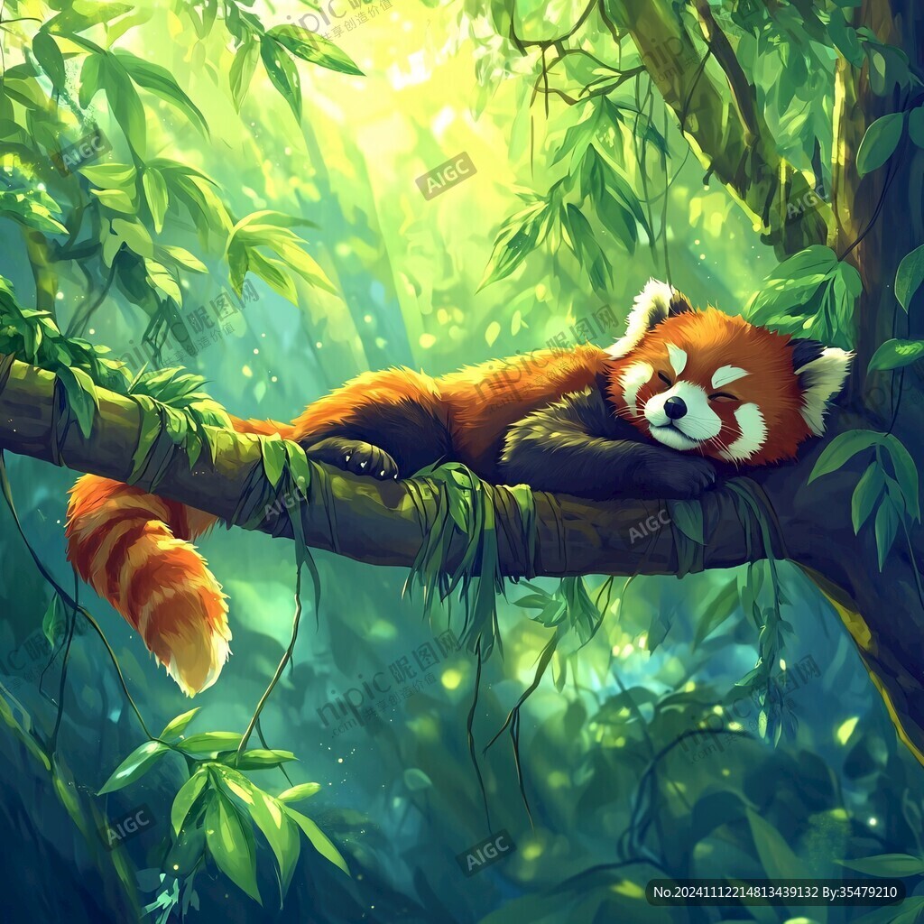 小熊貓插畫
