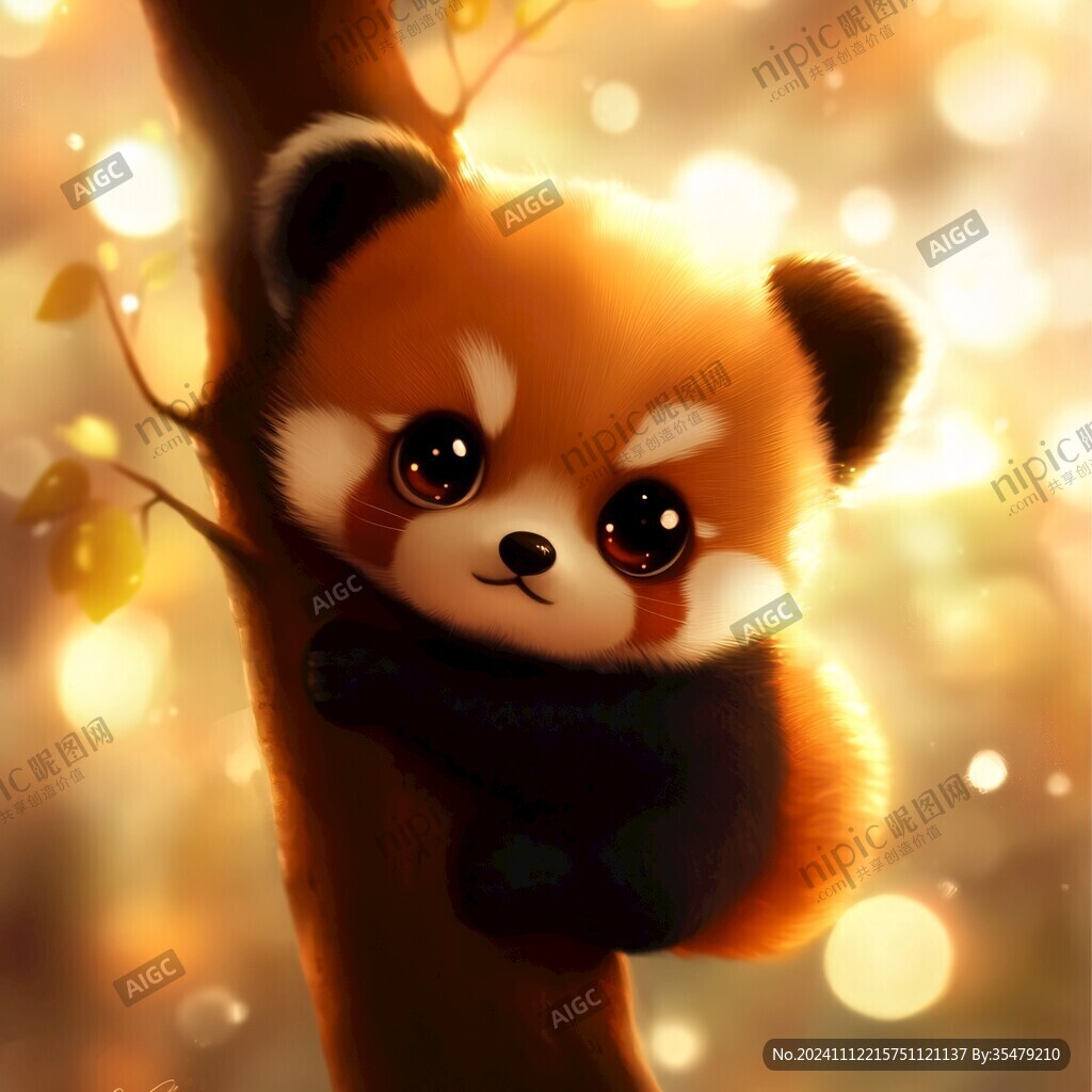 小熊貓插畫