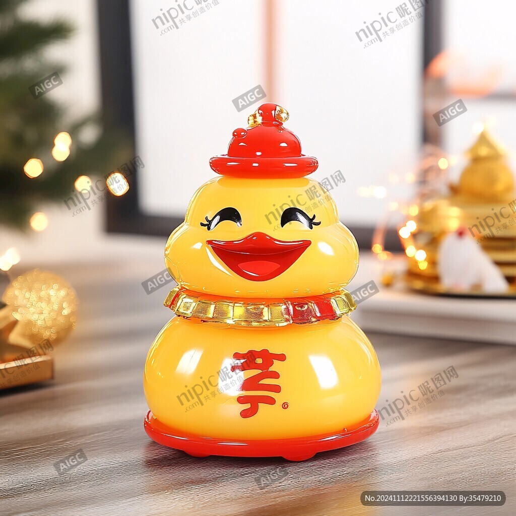小黃鴨擺件