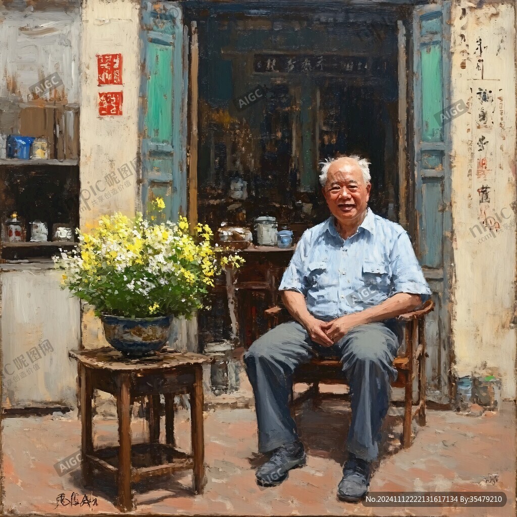 當口古鎮油畫