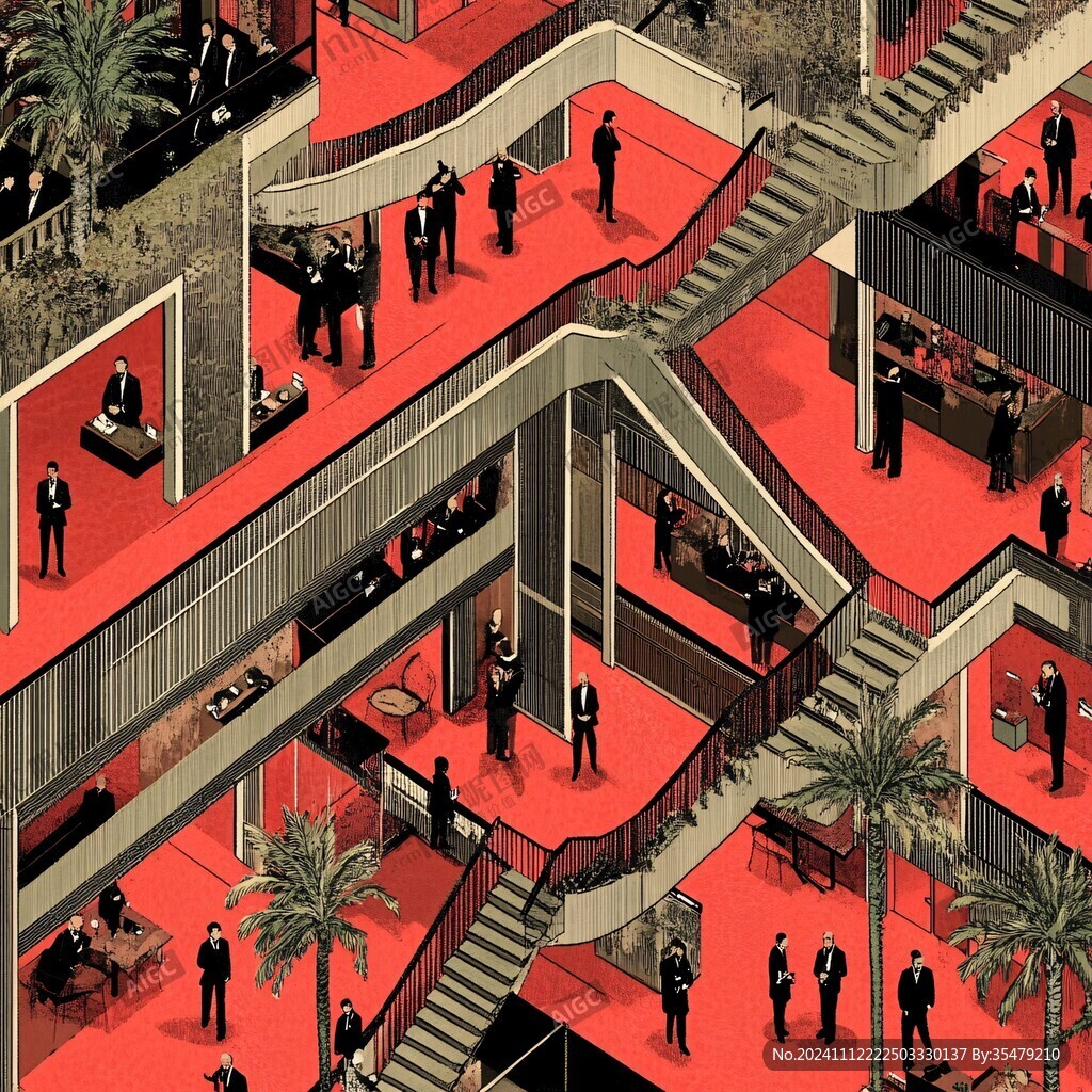 德基世界貿易中心插畫