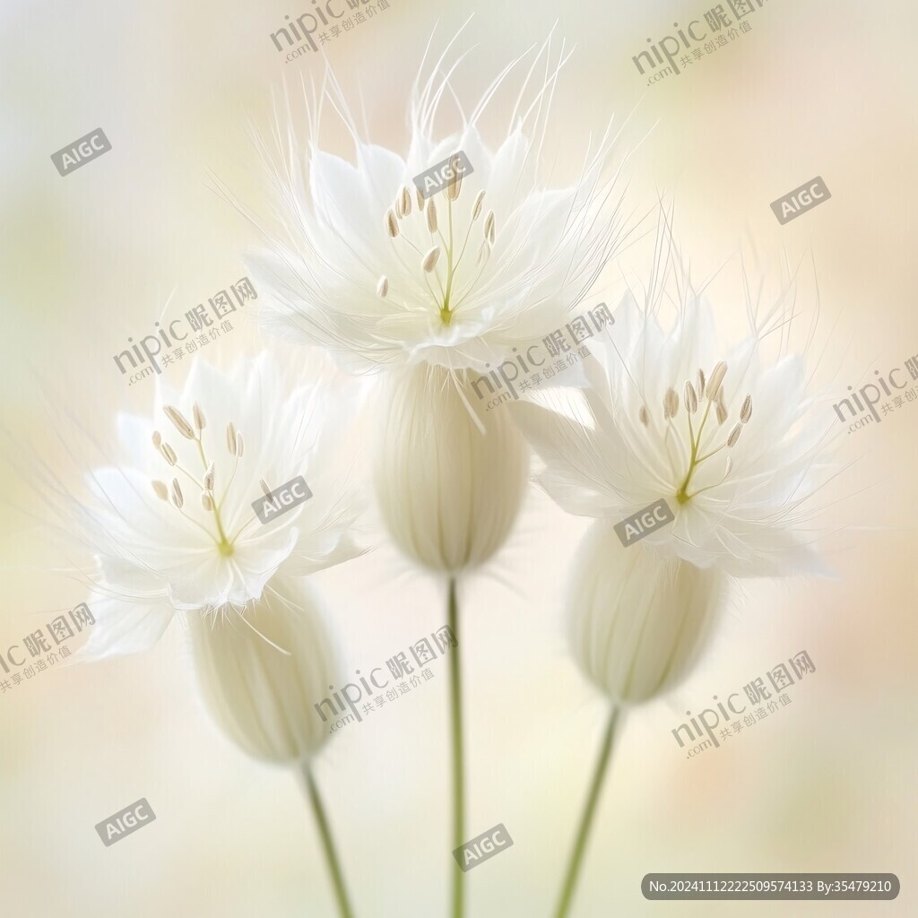 白色蔥蘭花