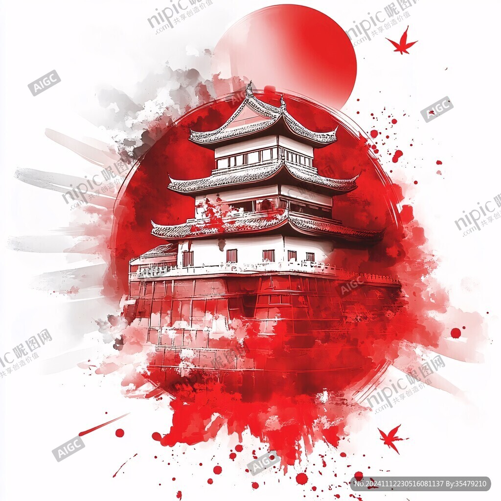 創(chuàng)意水墨中國城市