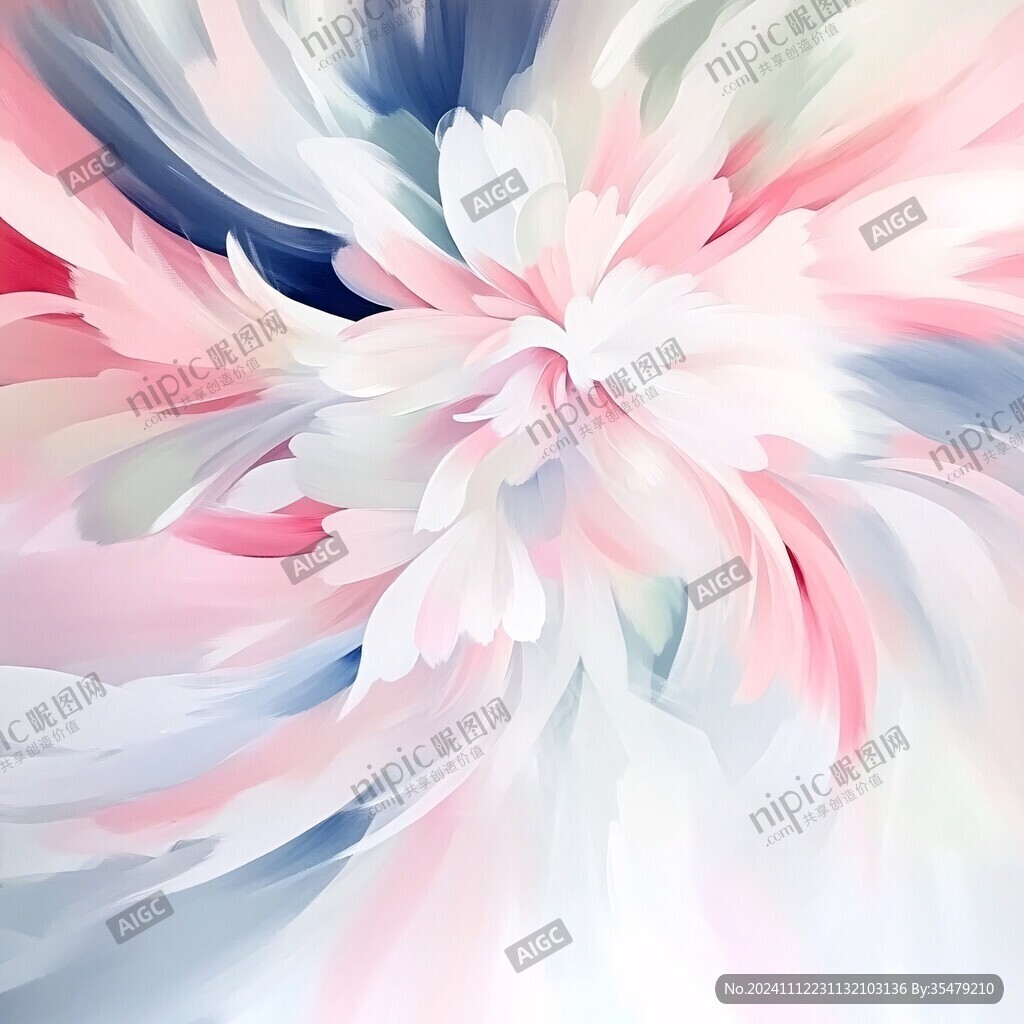 幻彩抽象花