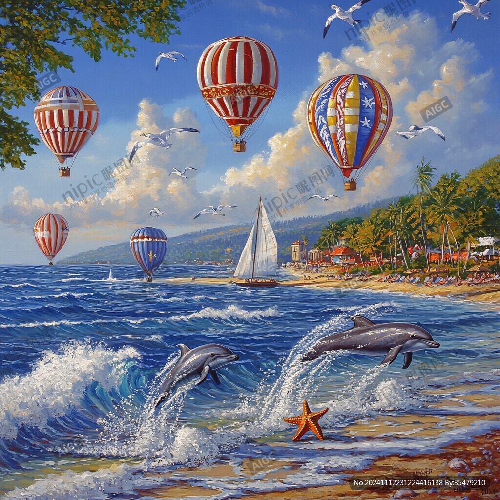 海洋風景畫