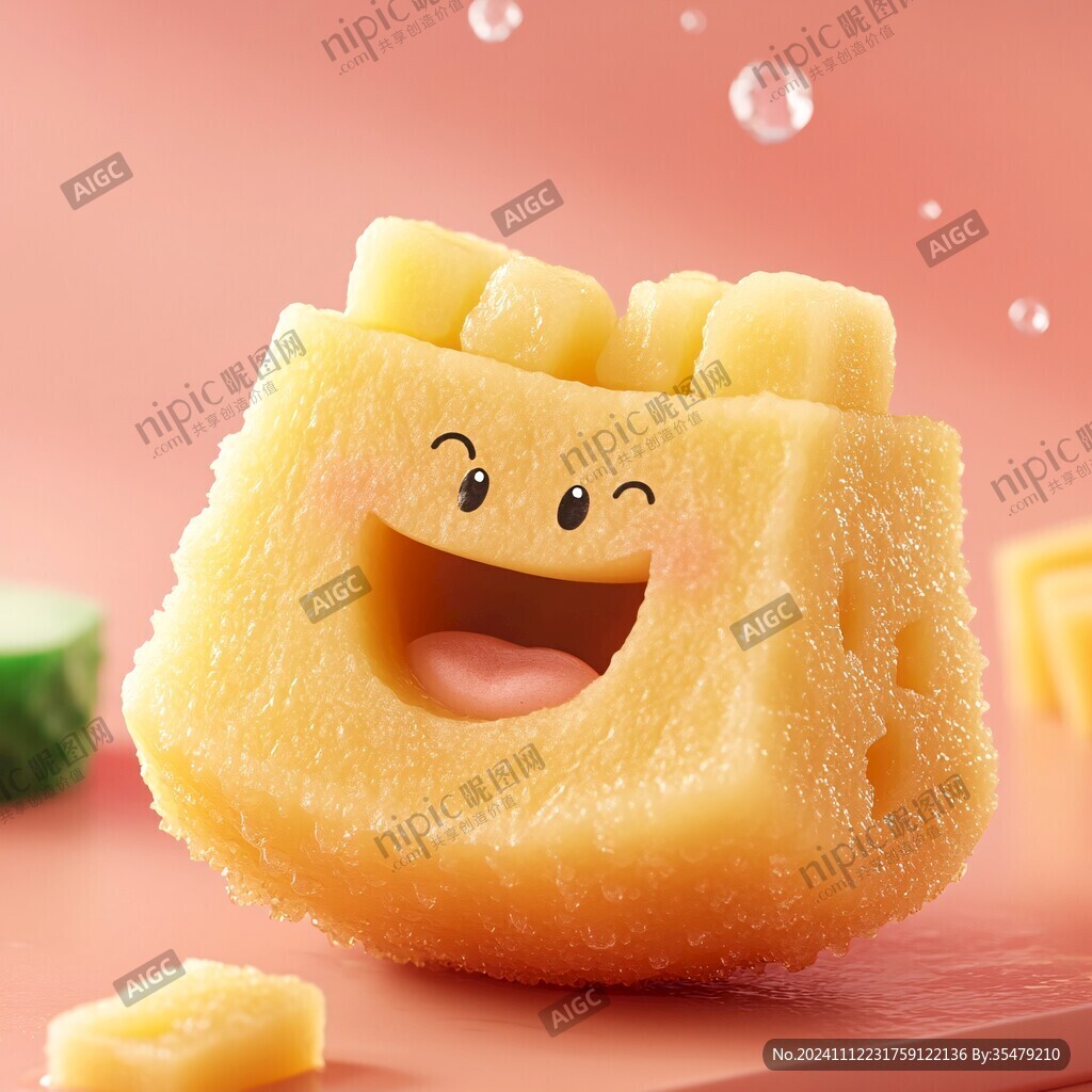 口袋軟面包菠蘿味夾心
