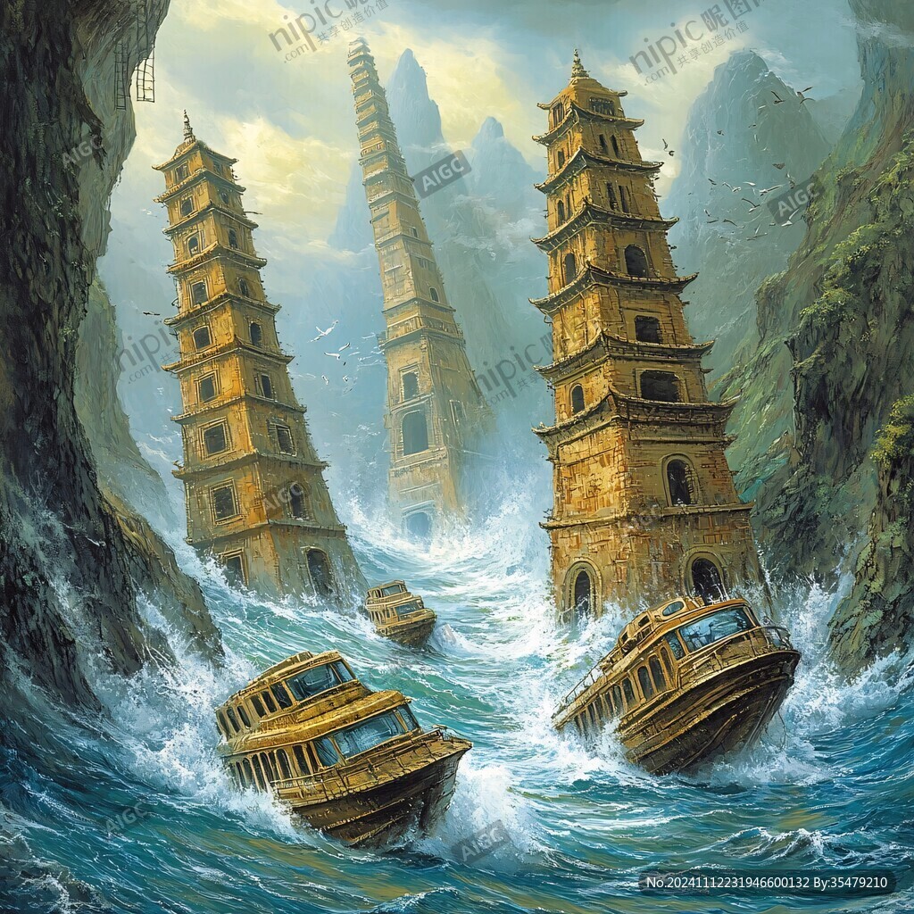萬壽塔插畫