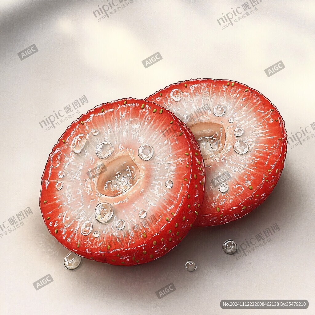 紅獼猴桃插畫
