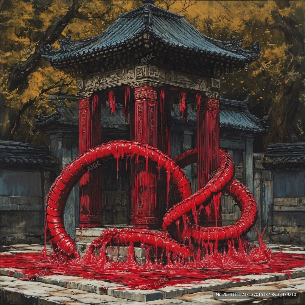 恐怖立體畫
