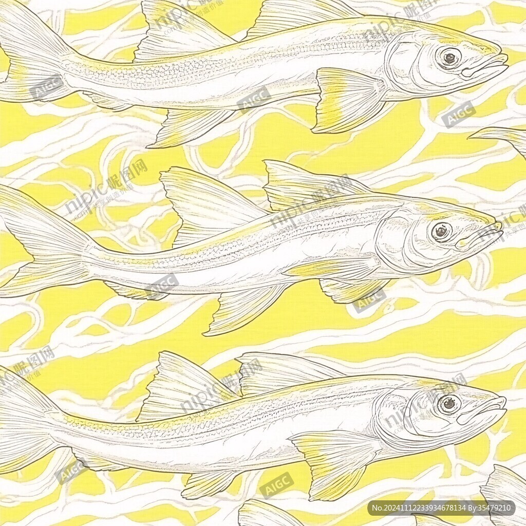 黃河刀魚插畫