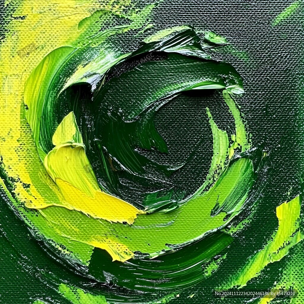 綠色黃色油漆