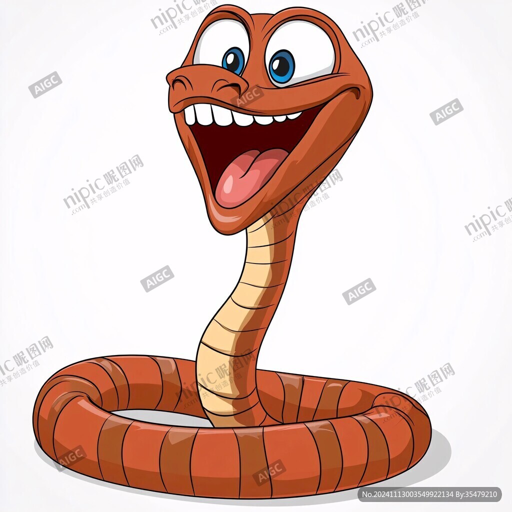 蛇卡通素材