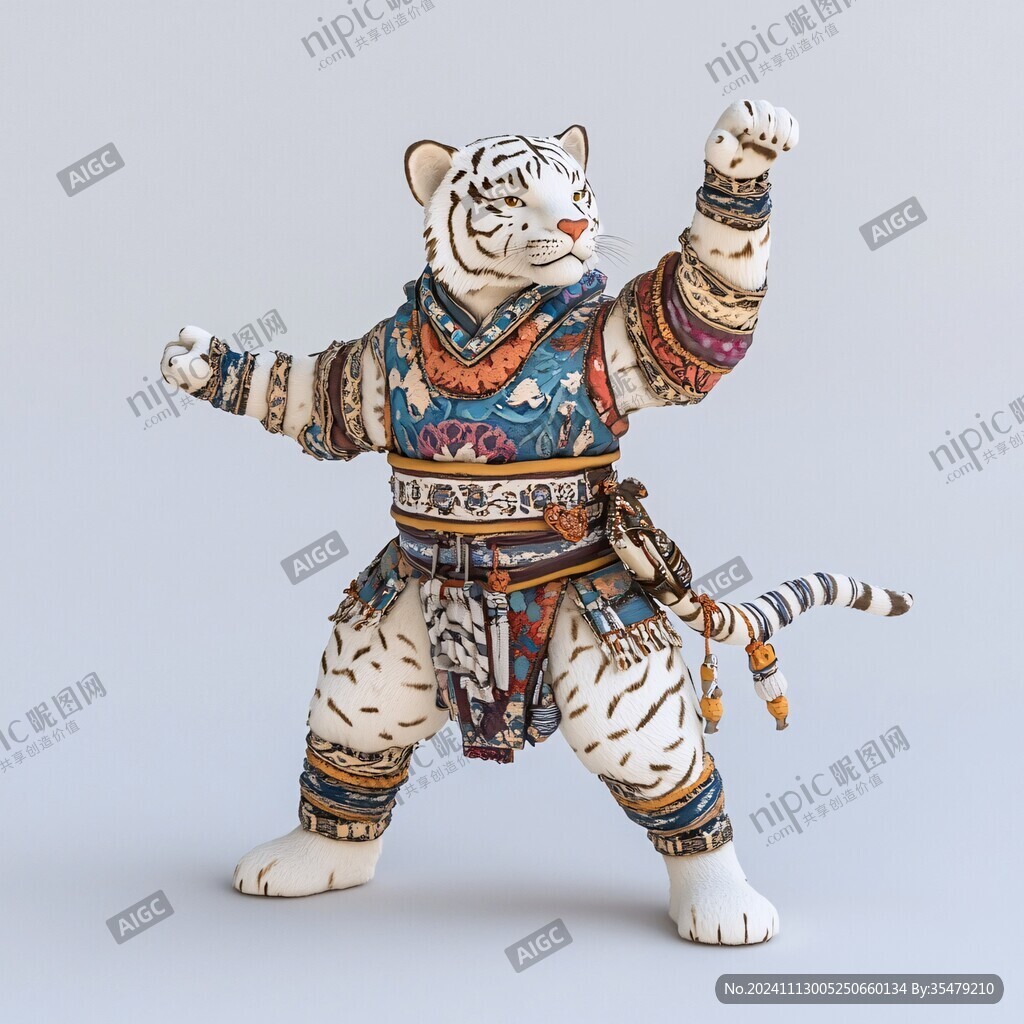 功夫虎形象