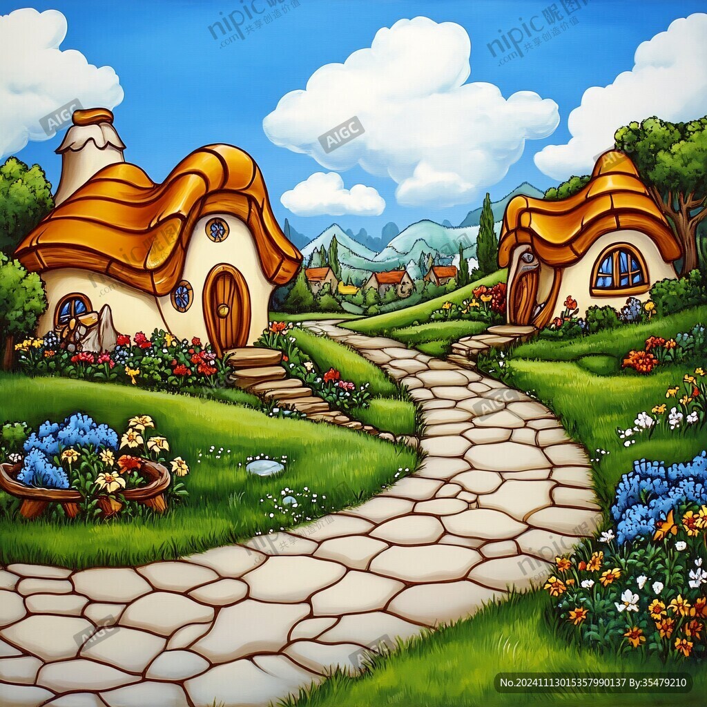 原創卡通場景