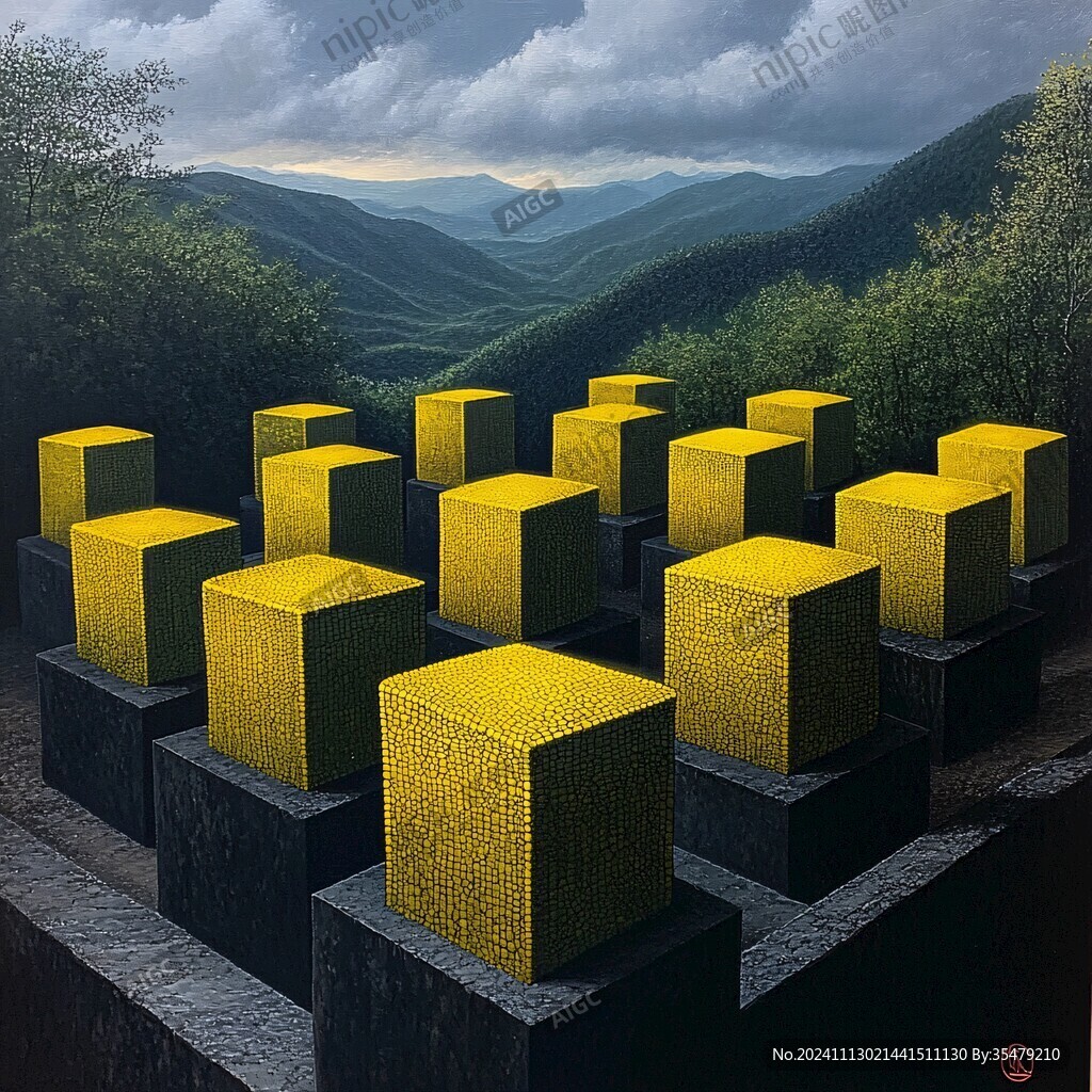 立方體裝飾畫