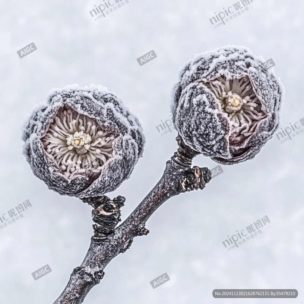 雪頂紅梅
