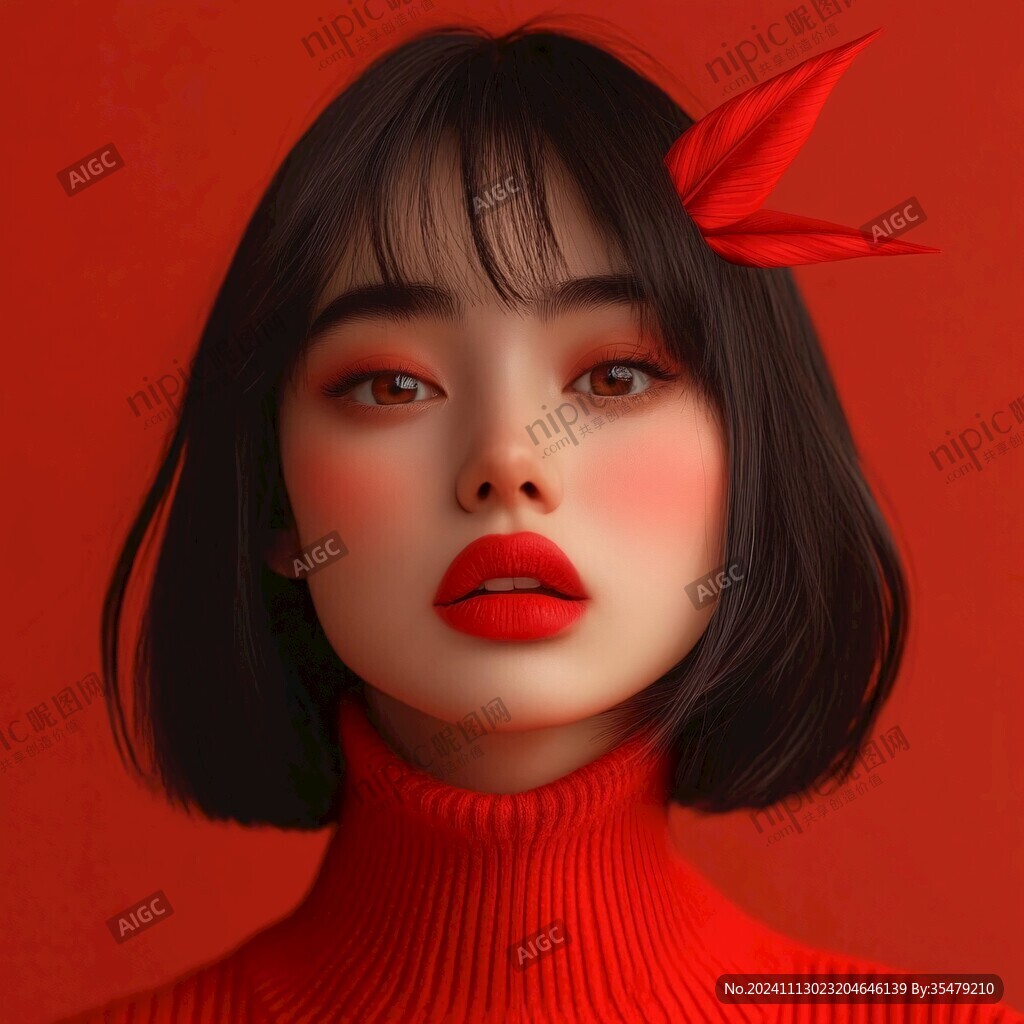紅色系復古