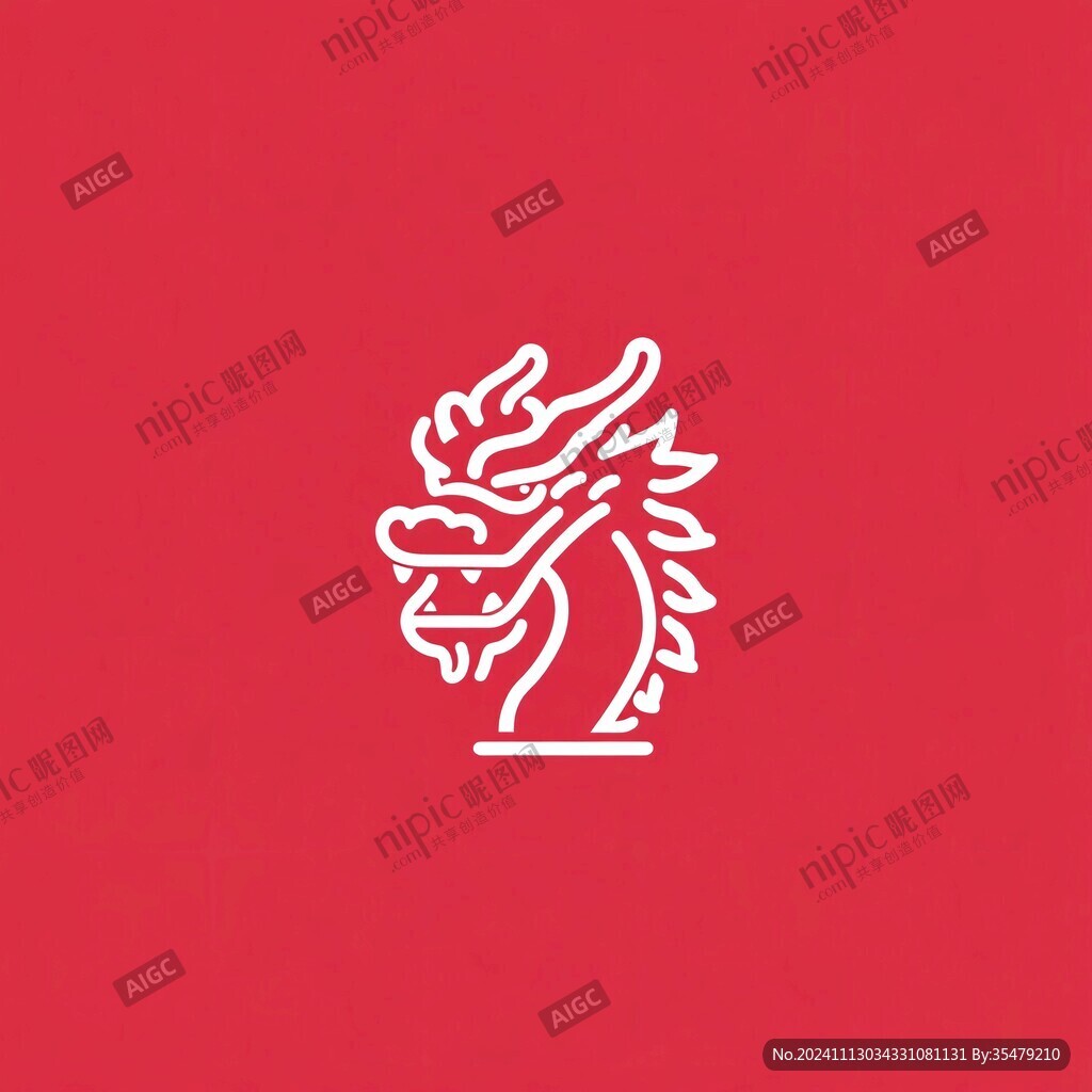 龍圖騰logo標(biāo)志
