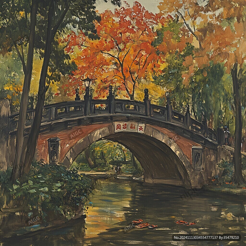 古橋插畫