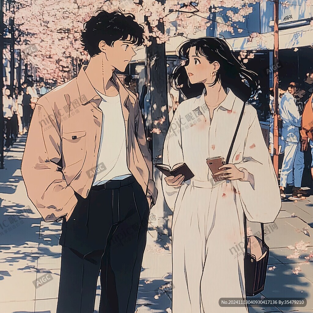 插畫情侶
