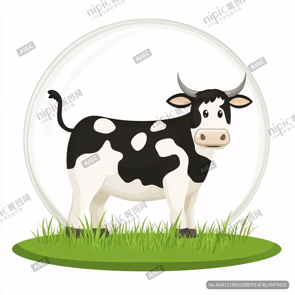 一只小牛設計素材