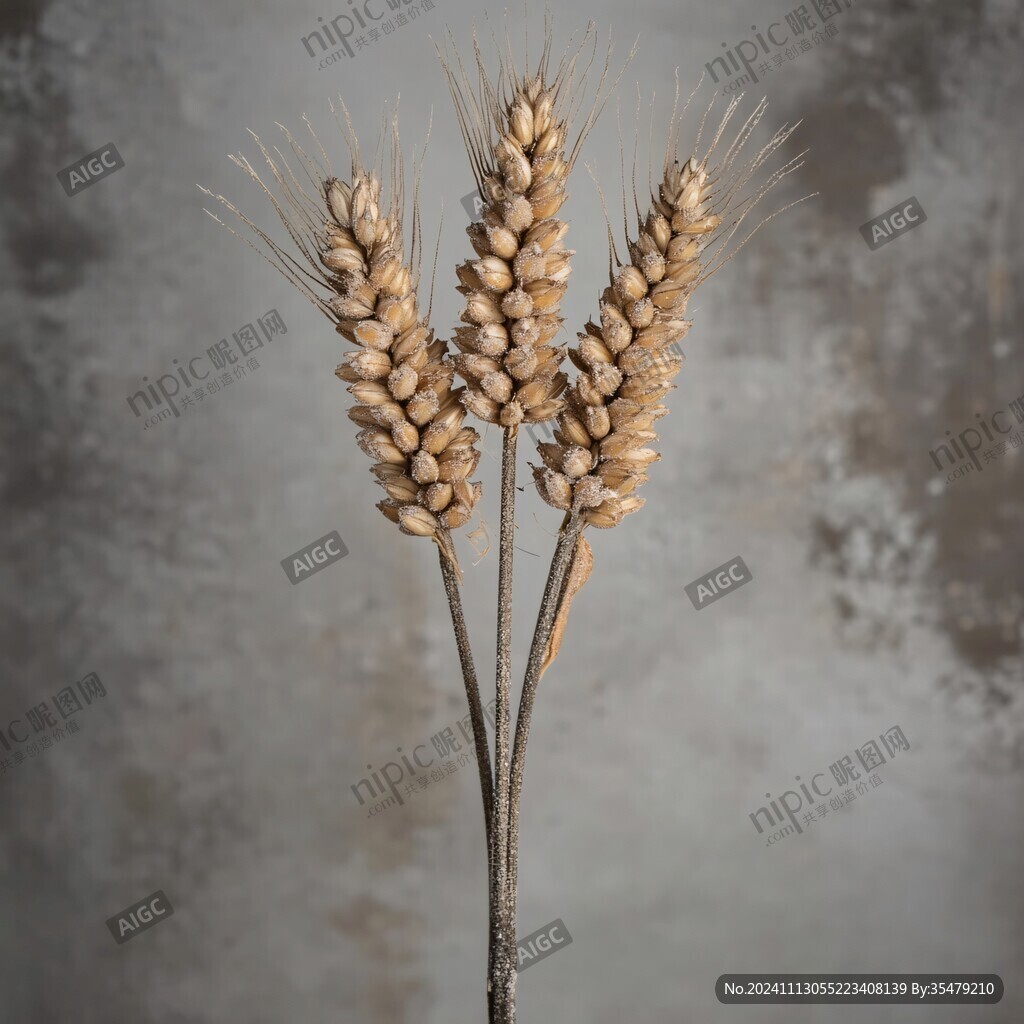 開(kāi)口笑麥穗干花
