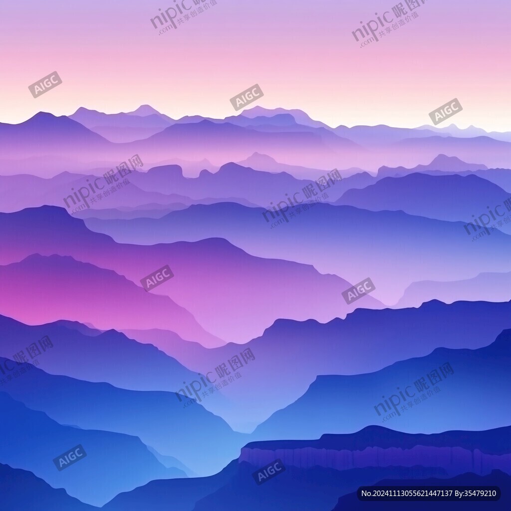 紫色山脈