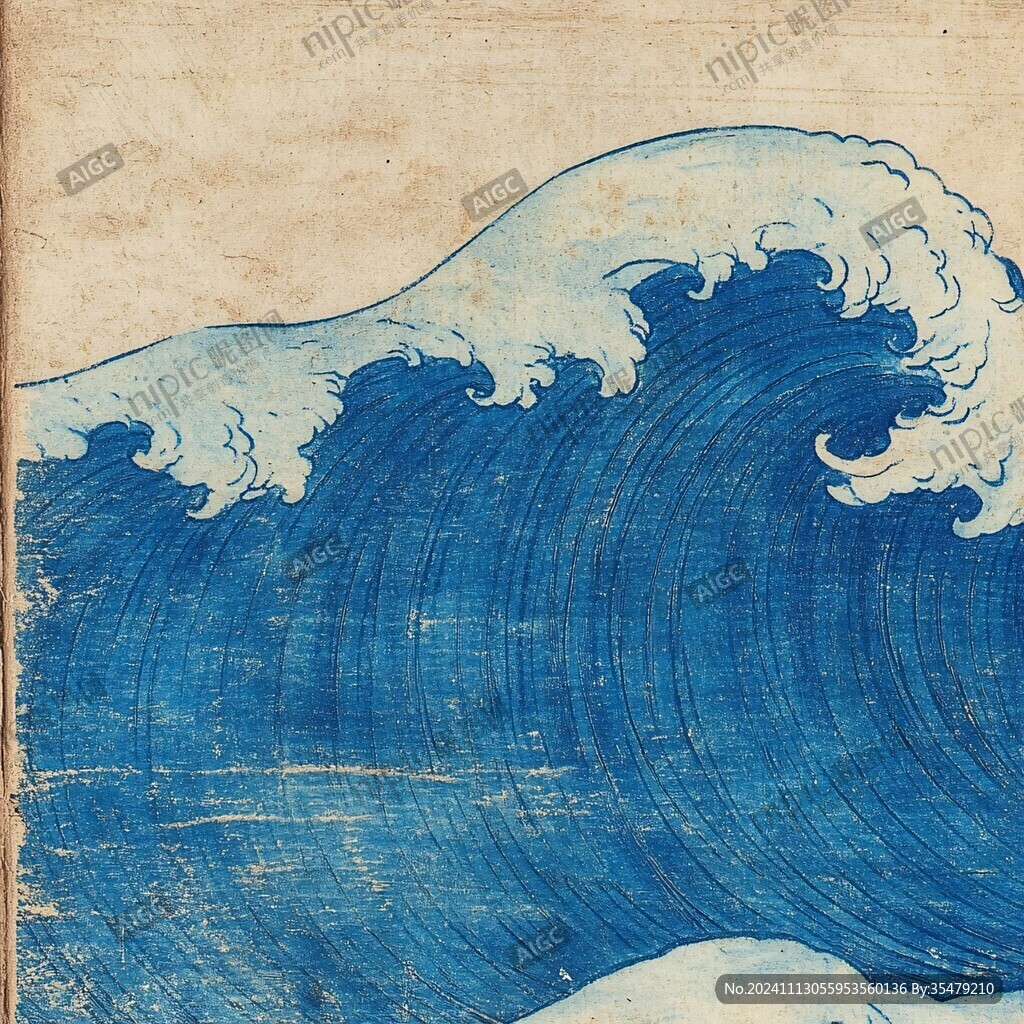 海浪浮世繪