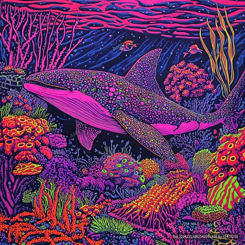 立體畫海底世界