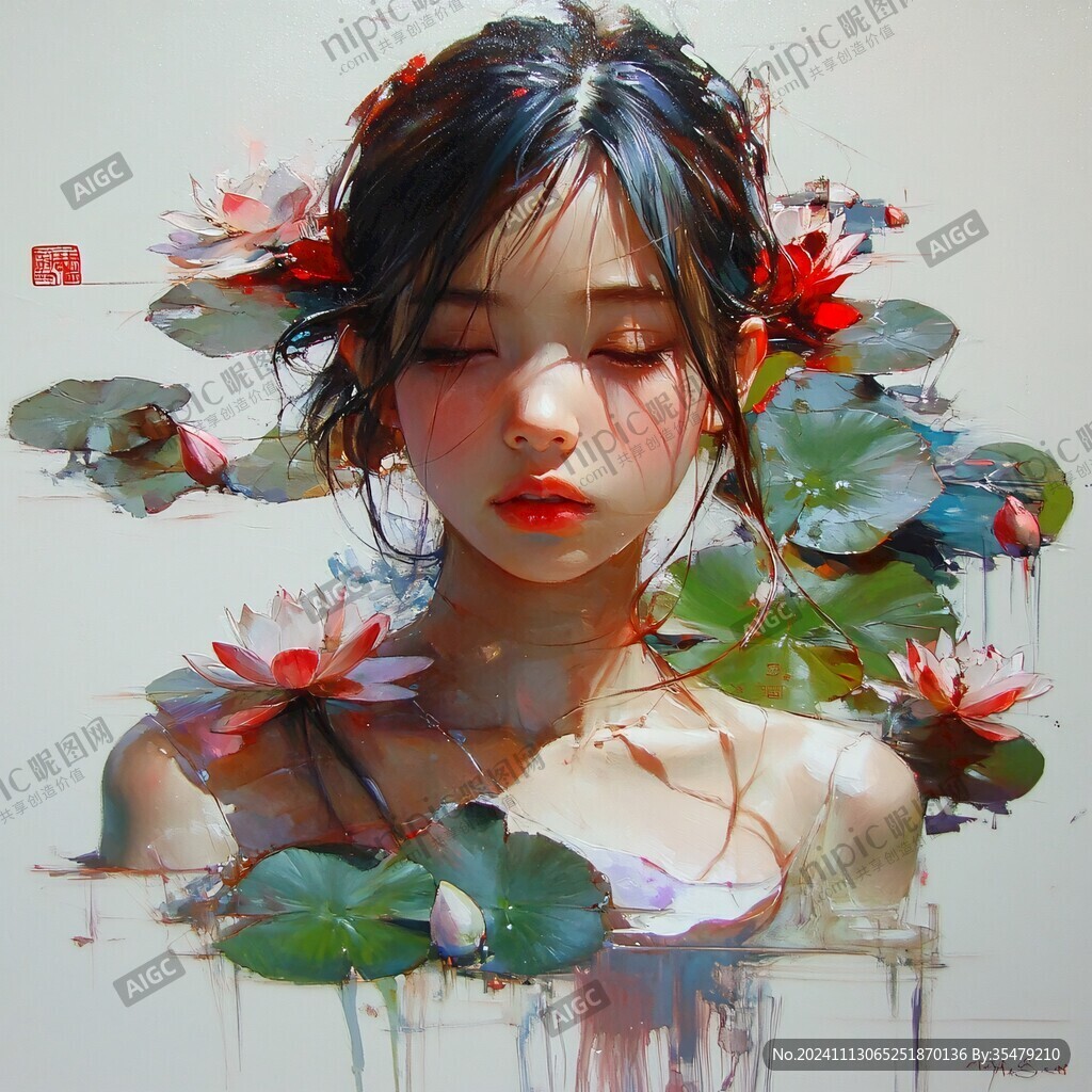 寫實唯美插畫