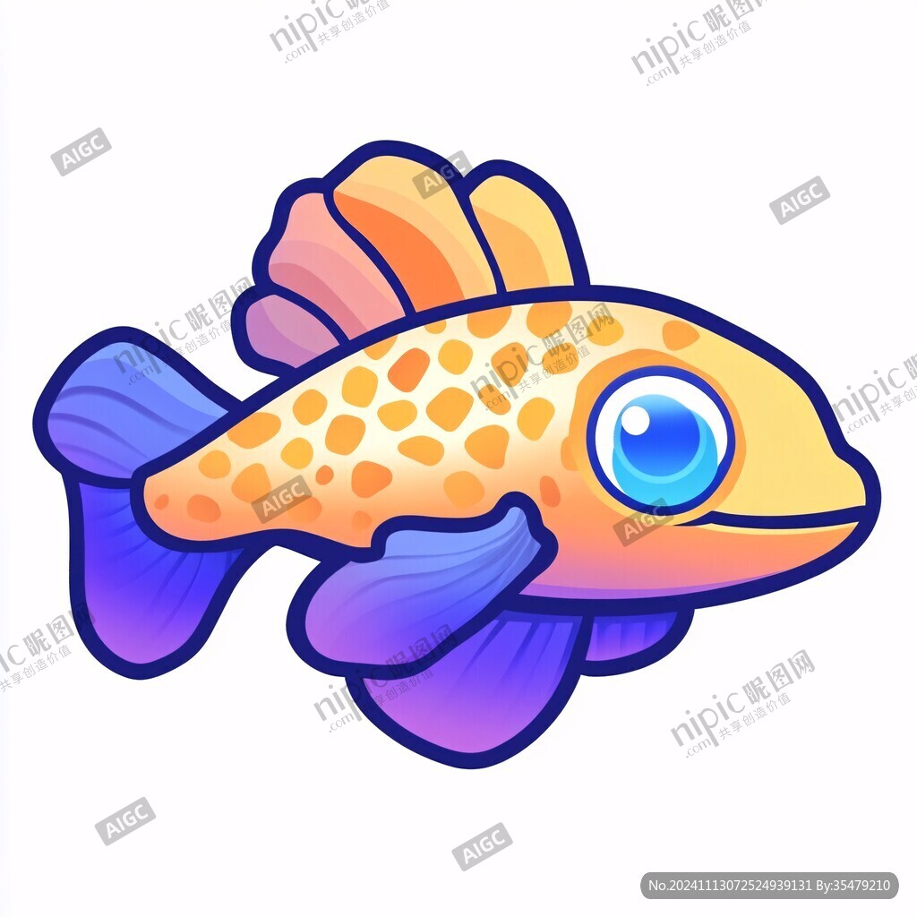 q版卡通魚