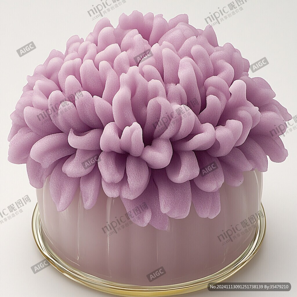 3d膨脹風(fēng)花朵