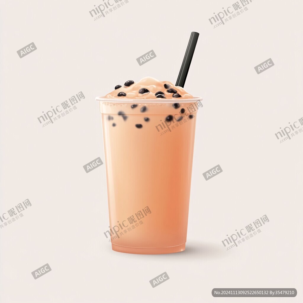 手繪珍珠奶茶