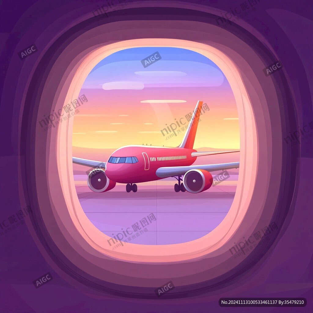 窗外的飛機