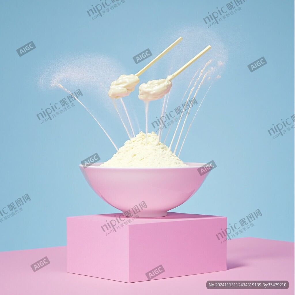 健康米面插畫