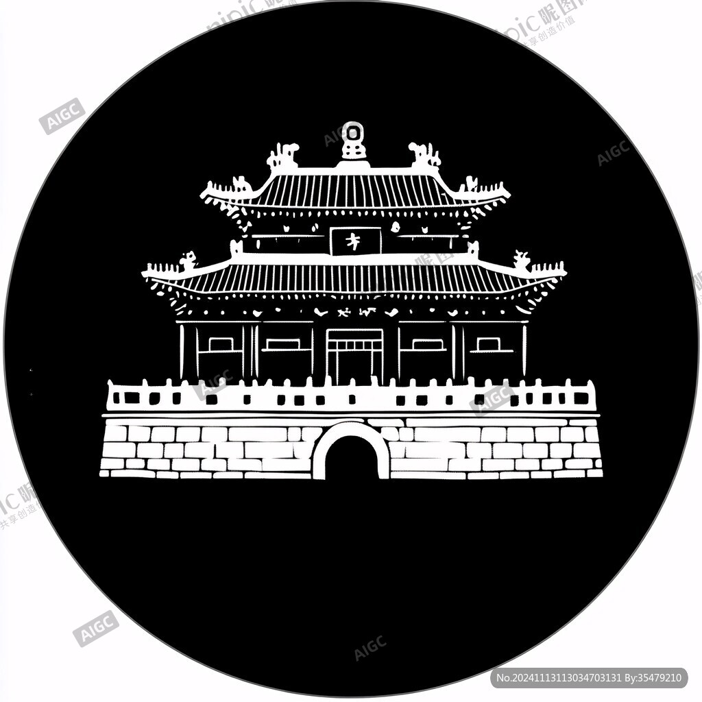 天壇版畫插畫雕刻素材
