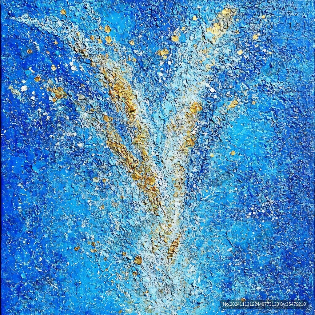 蔚藍(lán)星空鳳凰壁畫