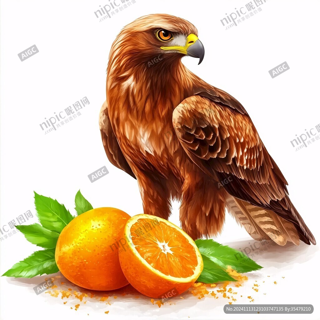 老鷹裝飾插畫