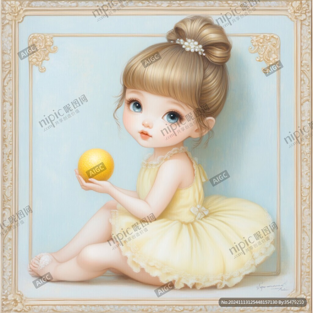 坐在枇杷的的小女孩