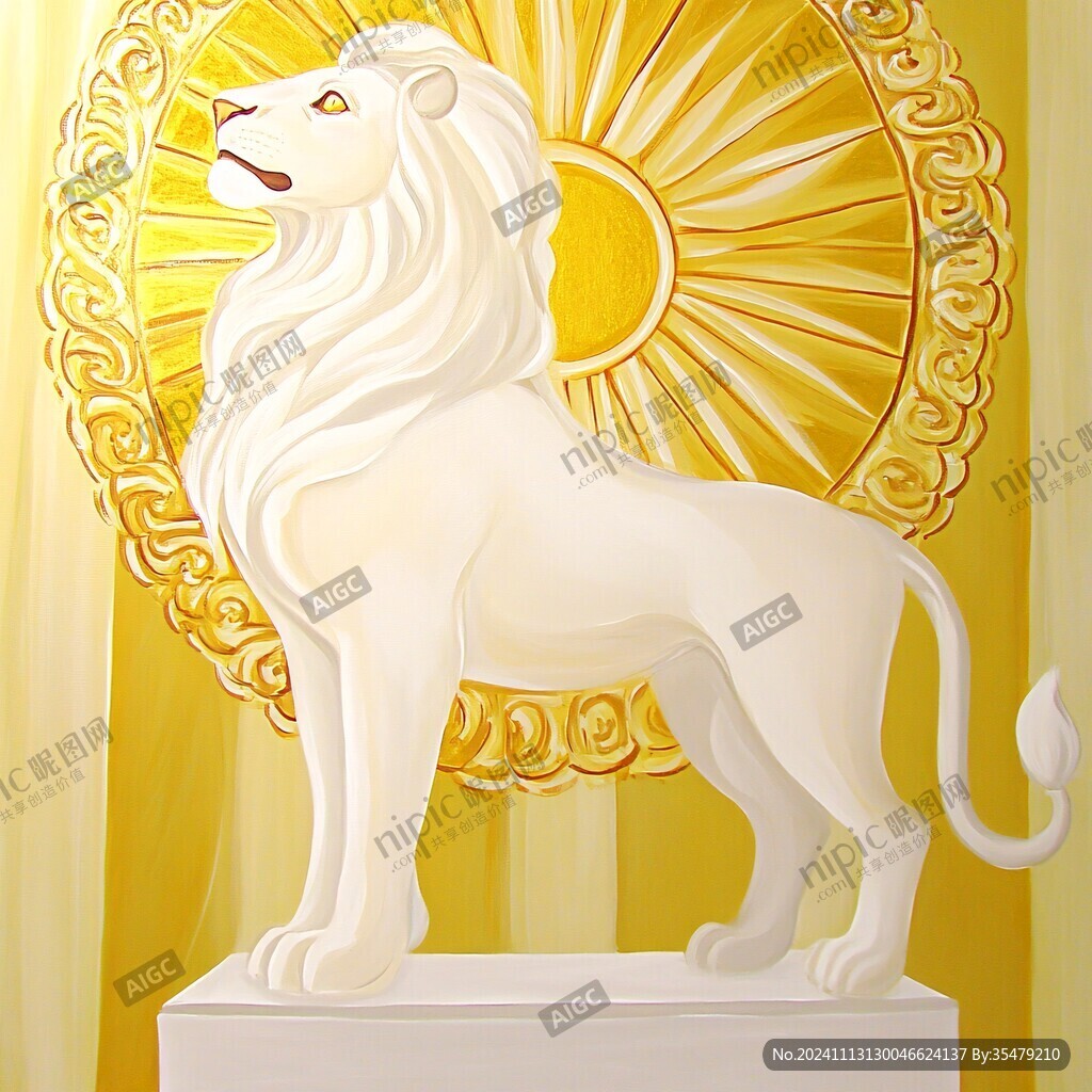 獅子包裝插畫(huà)