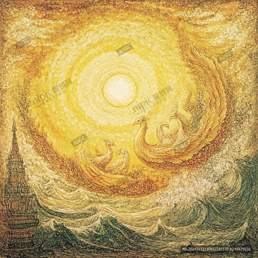 太陽神鳥圖